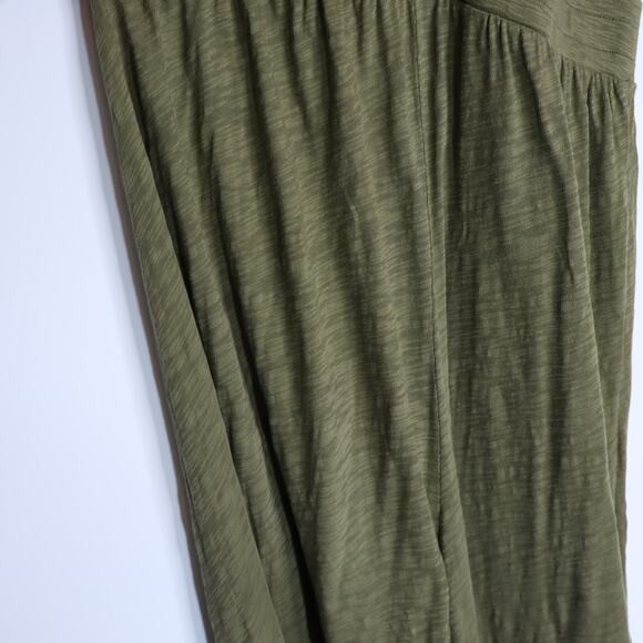 ATM Anthony Thomas Melillo Slub Cotton Jersey Jumpsuit Army Green Women's M - Picture 8 of 13